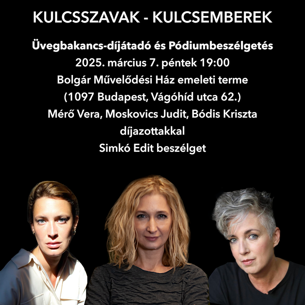 Üvegbakancs-díj 2024 díjátadó és pódiumbeszélgetés